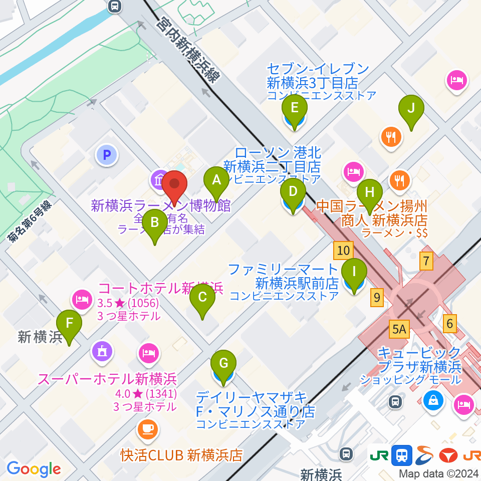 弦楽器工房 拓蔵周辺のコンビニエンスストア一覧地図