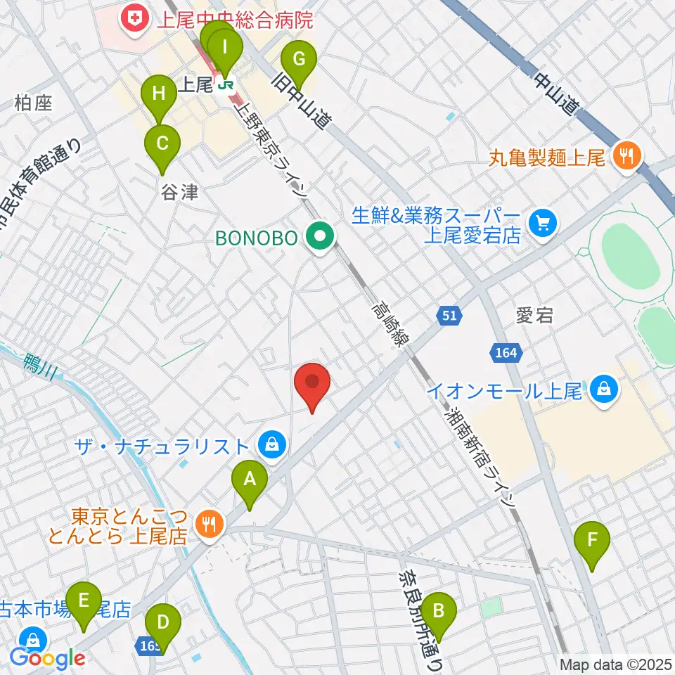 アーモンドグリーン周辺のコンビニエンスストア一覧地図