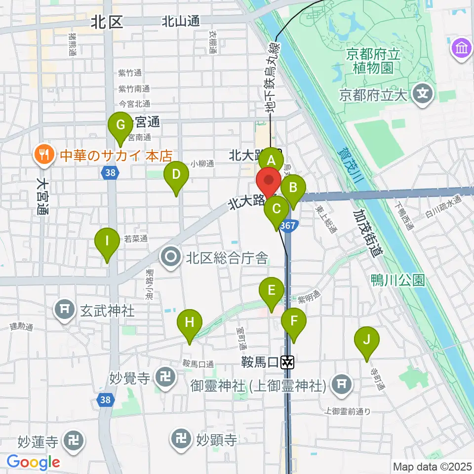 アメリカヤ楽器店周辺のコンビニエンスストア一覧地図