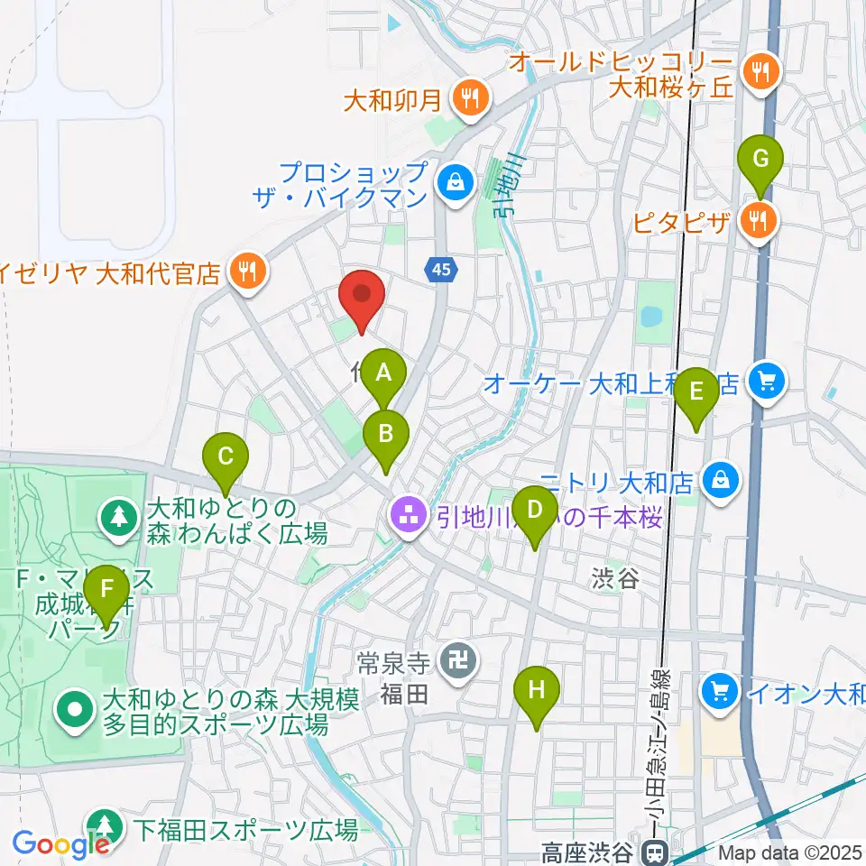Gottsu周辺のコンビニエンスストア一覧地図