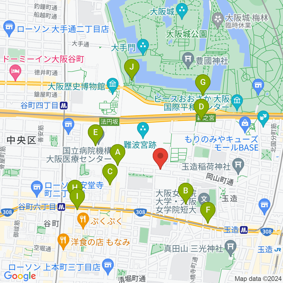 Blue10周辺のコンビニエンスストア一覧地図