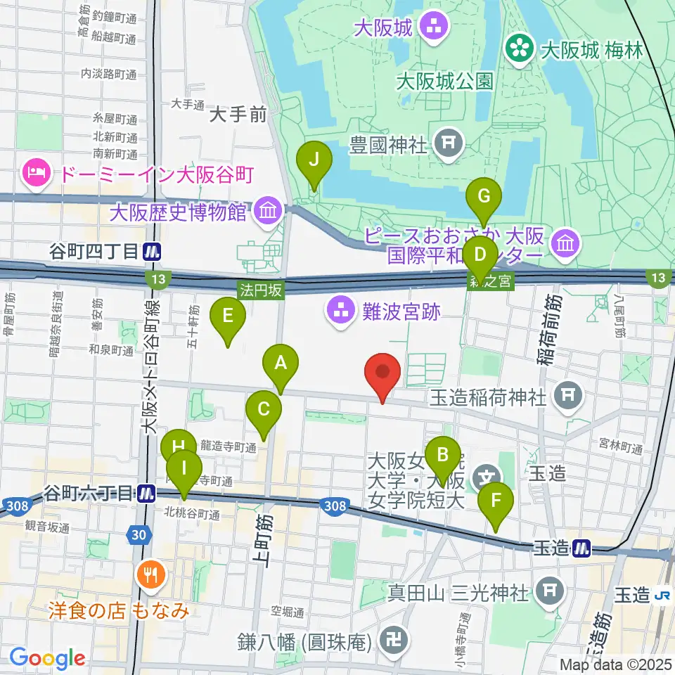 Blue10周辺のコンビニエンスストア一覧地図