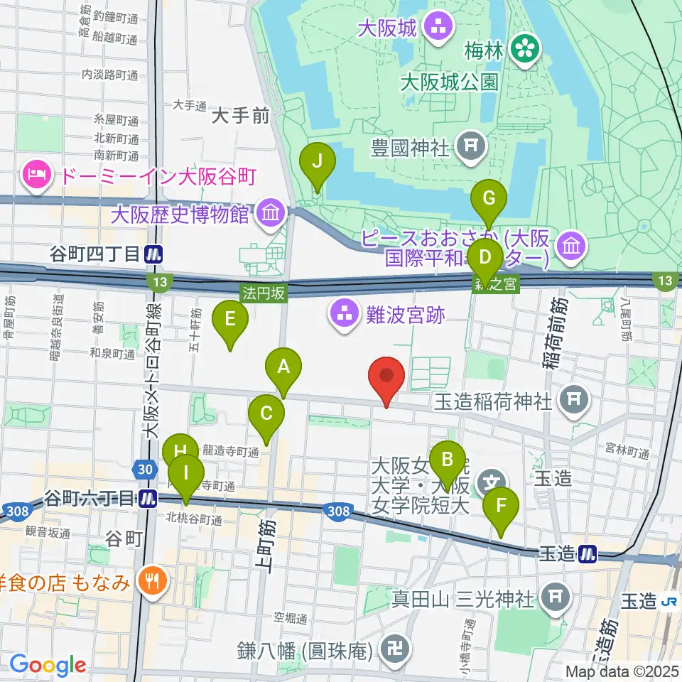 Blue10周辺のコンビニエンスストア一覧地図