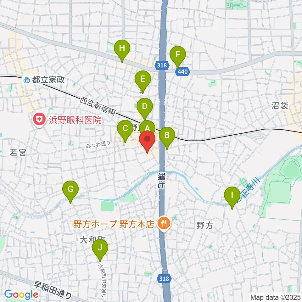 Custom Shop CANOPUS周辺のコンビニエンスストア一覧地図