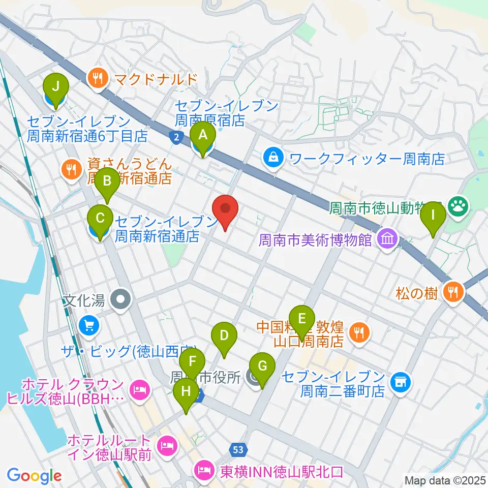 竹勇尺八工房周辺のコンビニエンスストア一覧地図