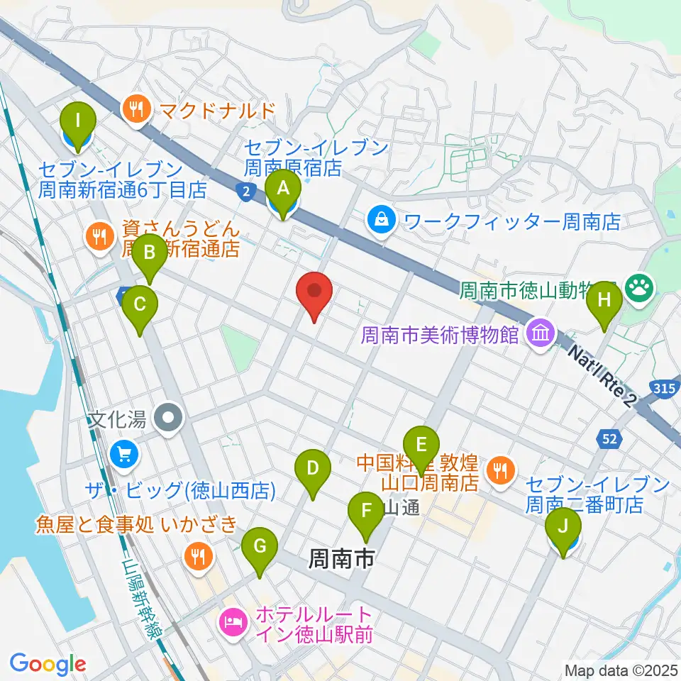 竹勇尺八工房周辺のコンビニエンスストア一覧地図