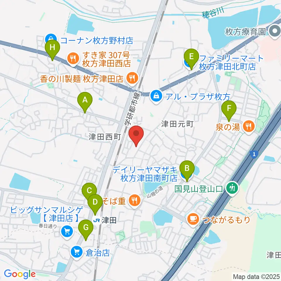 バイオリン工房クレモナ周辺のコンビニエンスストア一覧地図