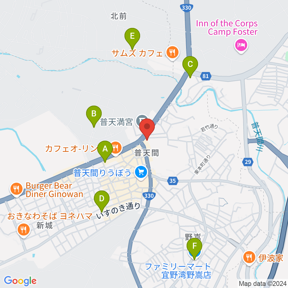 さんしんの松田周辺のコンビニエンスストア一覧地図