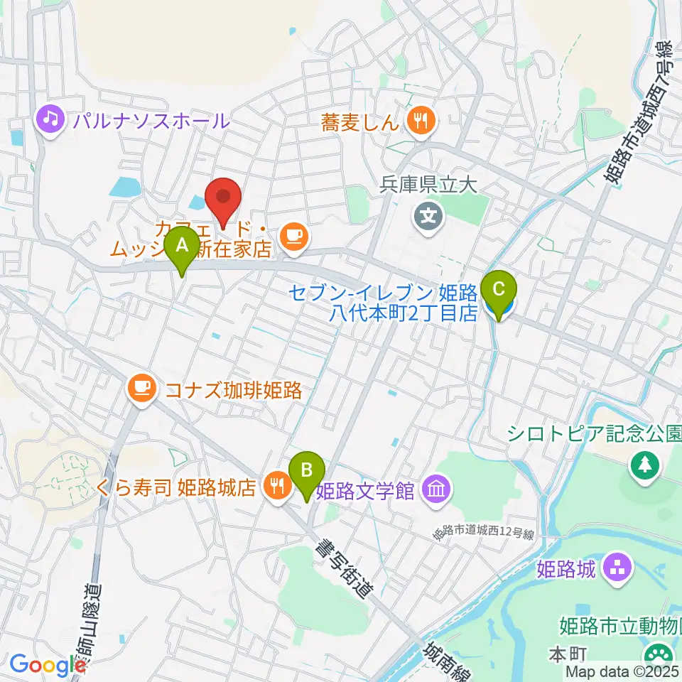 小池ピアノ調律所周辺のコンビニエンスストア一覧地図