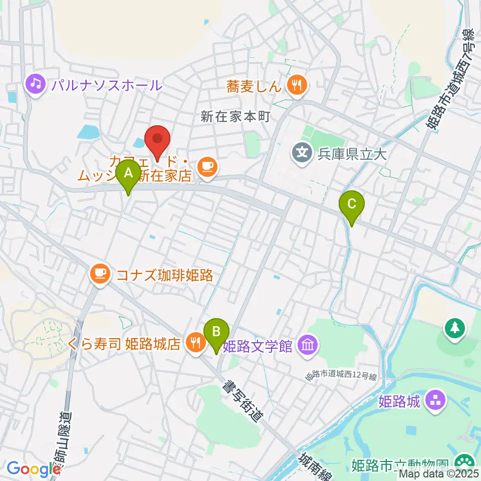 小池ピアノ調律所周辺のコンビニエンスストア一覧地図