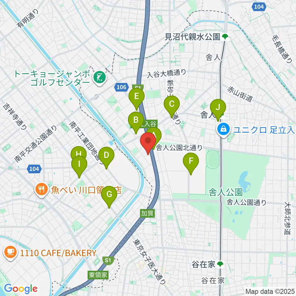 大塚竹管楽器周辺のコンビニエンスストア一覧地図