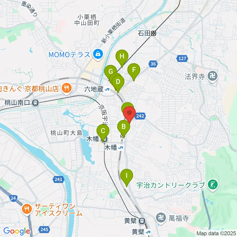 ふたば楽器店周辺のコンビニエンスストア一覧地図
