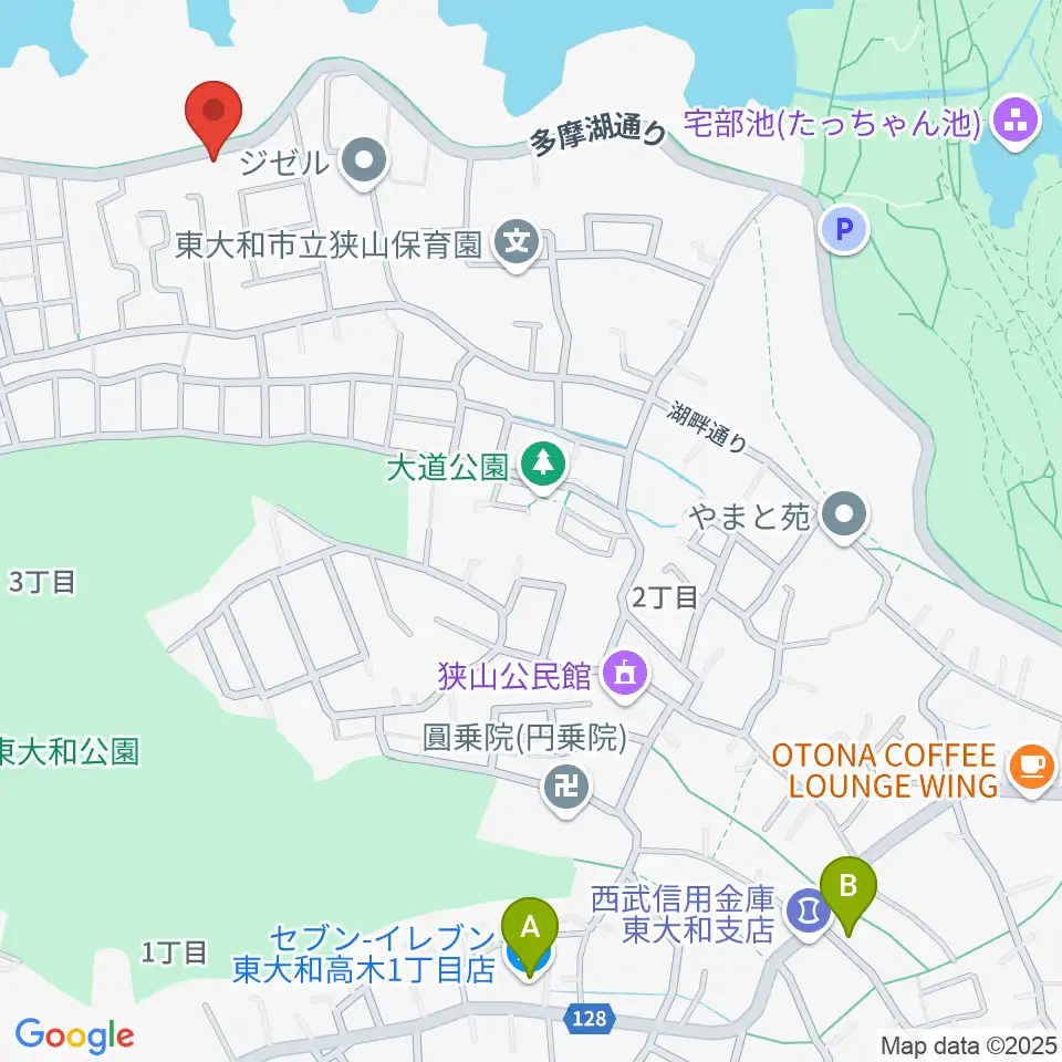 ガレリアコントラバッソ周辺のコンビニエンスストア一覧地図