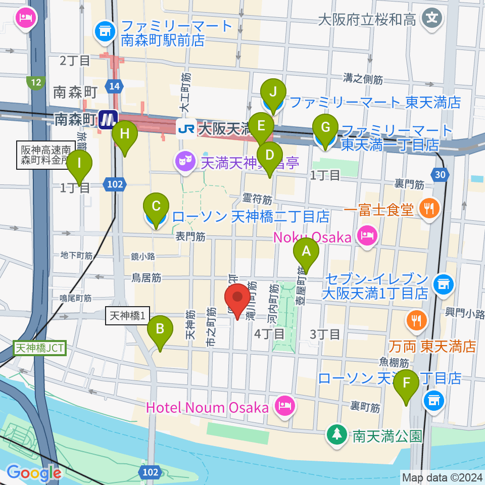 アトリエやまぐち周辺のコンビニエンスストア一覧地図