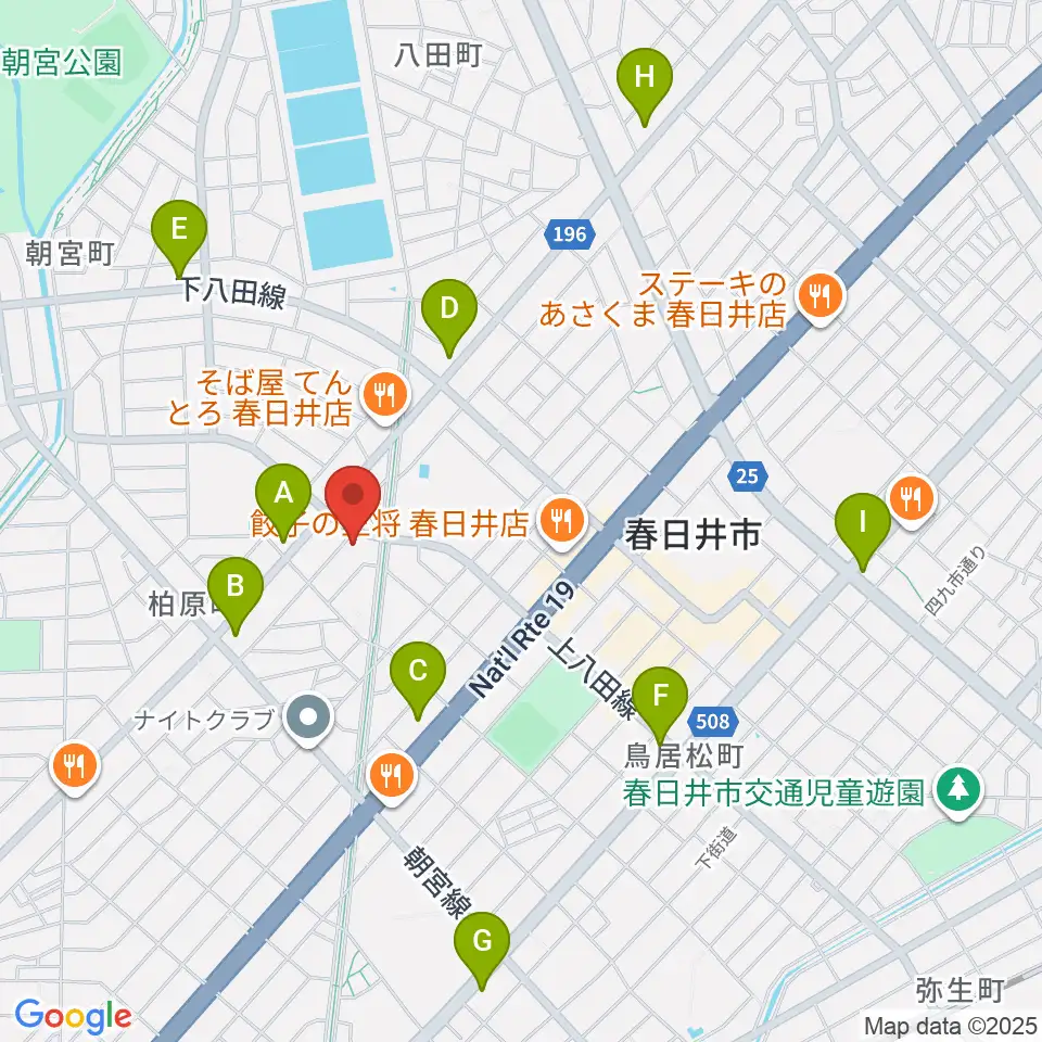 サウンド工房K＆K周辺のコンビニエンスストア一覧地図