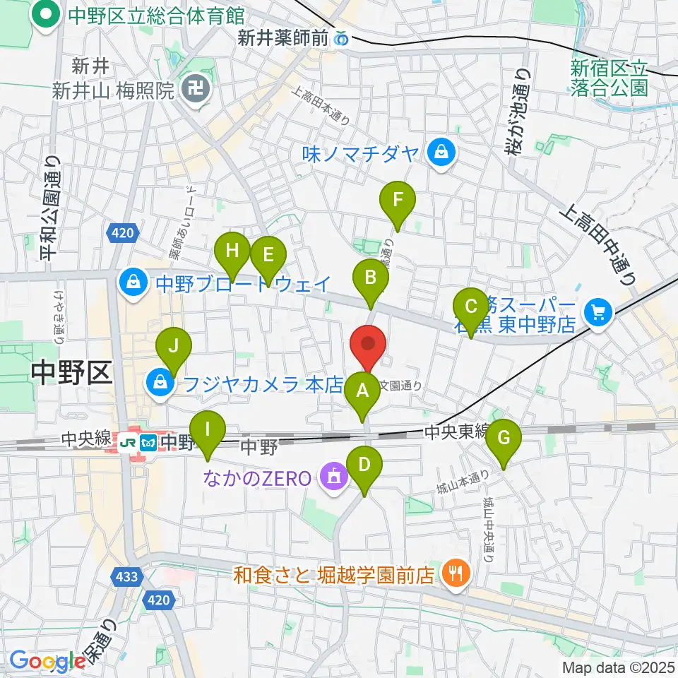 リペアショップPINE周辺のコンビニエンスストア一覧地図