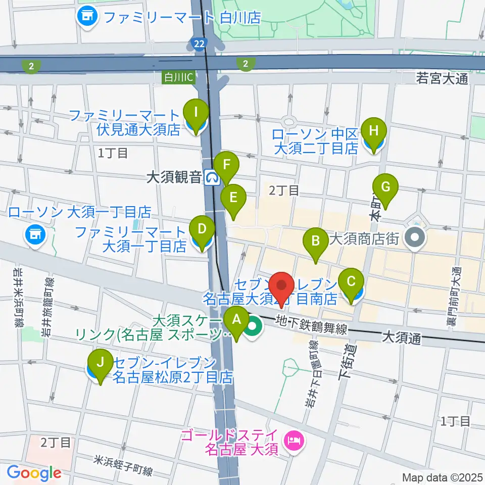 グレイテストヒッツ周辺のコンビニエンスストア一覧地図