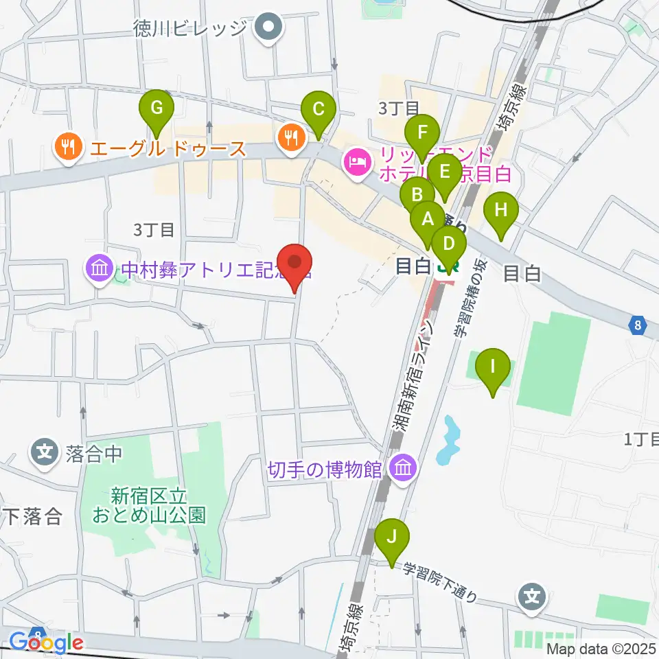 ギタルラ社 東京古典楽器センター周辺のコンビニエンスストア一覧地図