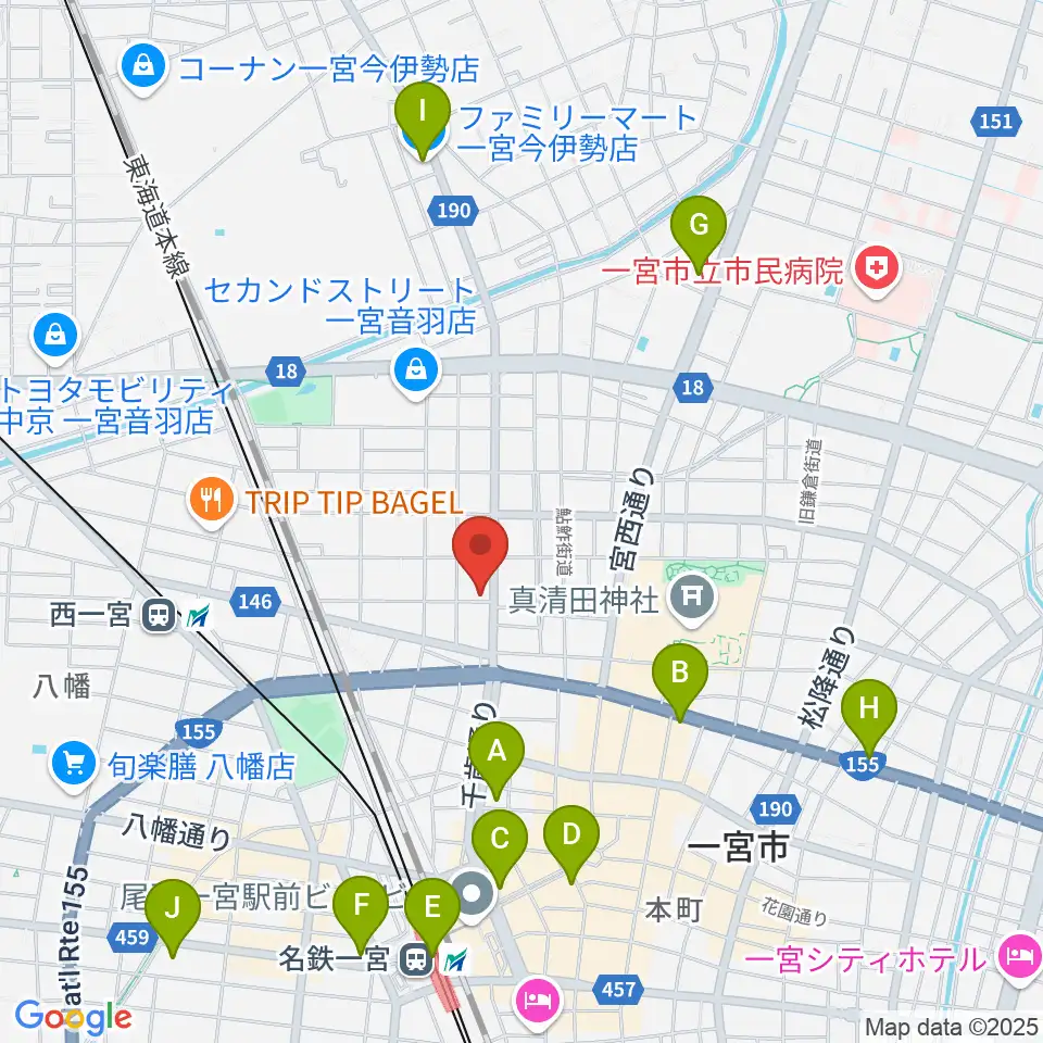 音 THE RUN周辺のコンビニエンスストア一覧地図