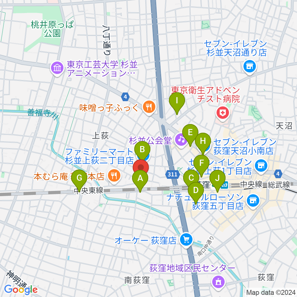 株式会社アイエムエス周辺のコンビニエンスストア一覧地図