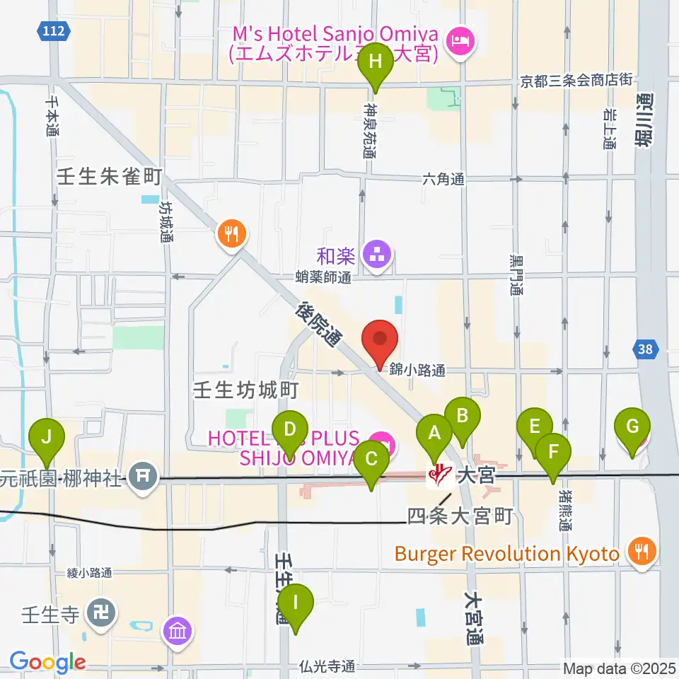 きんこう楽器周辺のコンビニエンスストア一覧地図