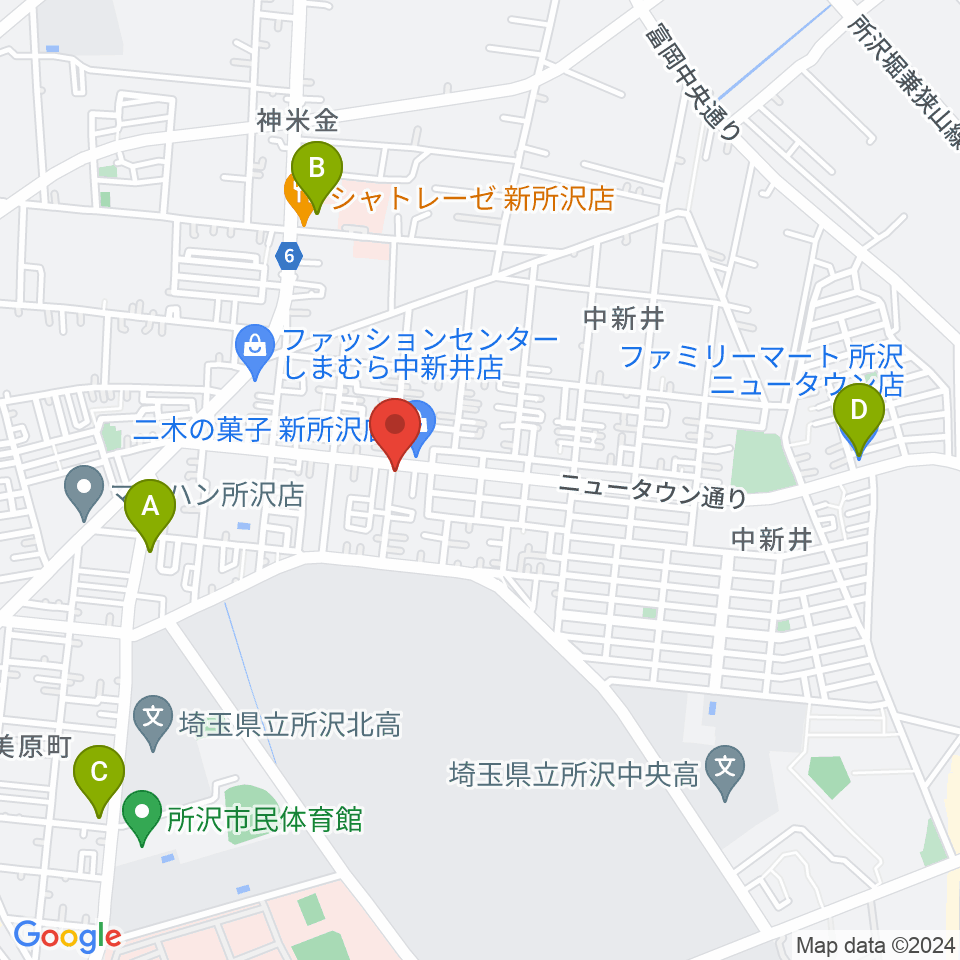 キノシタ楽器周辺のコンビニエンスストア一覧地図