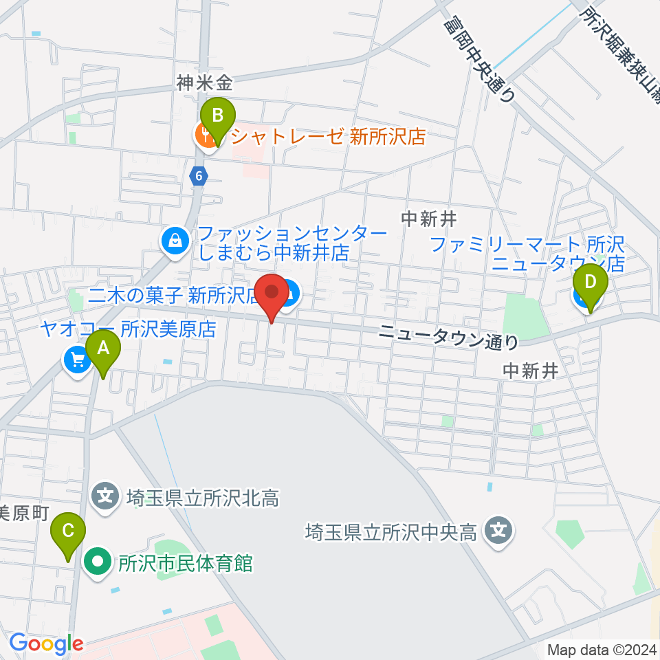 キノシタ楽器周辺のコンビニエンスストア一覧地図