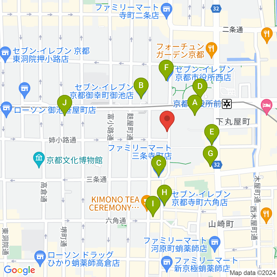 民族楽器コイズミ周辺のコンビニエンスストア一覧地図