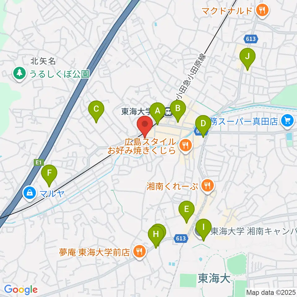 HiP-Sound秦野本店周辺のコンビニエンスストア一覧地図
