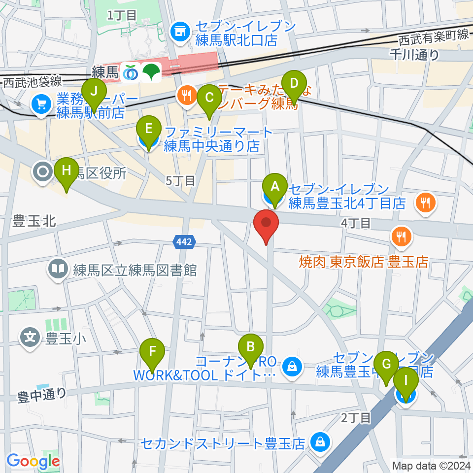 ネオリアこおろぎ周辺のコンビニエンスストア一覧地図