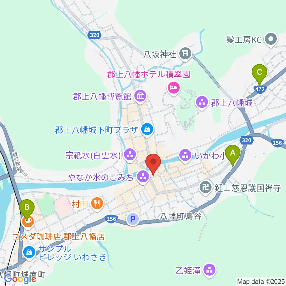 Ksound 小林楽器店周辺のコンビニエンスストア一覧地図