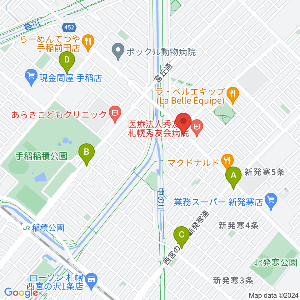 極東貿易周辺のコンビニエンスストア一覧地図