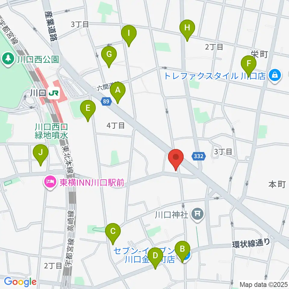 ラムトリックカンパニー周辺のコンビニエンスストア一覧地図