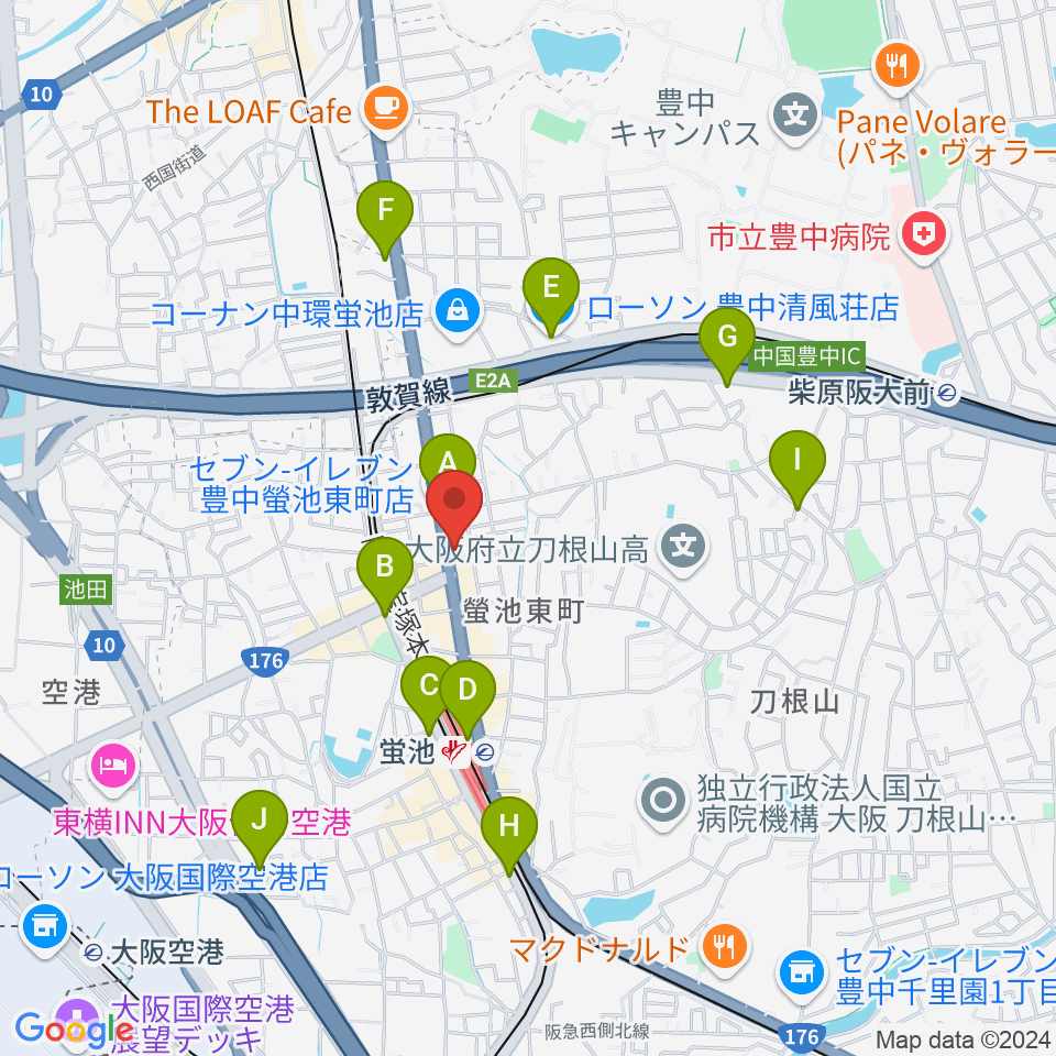 マルカート周辺のコンビニエンスストア一覧地図