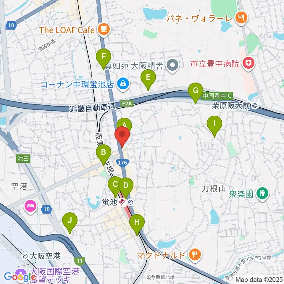 マルカート周辺のコンビニエンスストア一覧地図