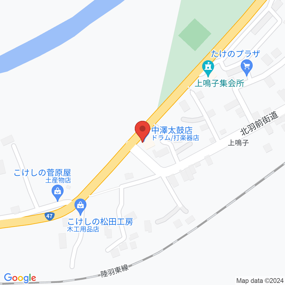 中澤太鼓店周辺のコンビニエンスストア一覧地図