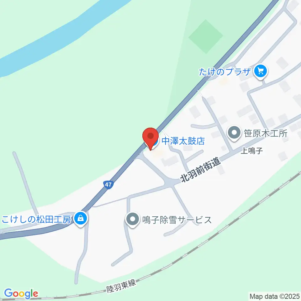 中澤太鼓店周辺のコンビニエンスストア一覧地図