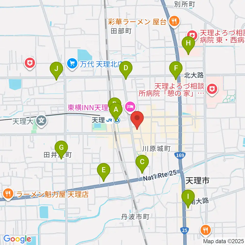 雅楽器 たなかや周辺のコンビニエンスストア一覧地図
