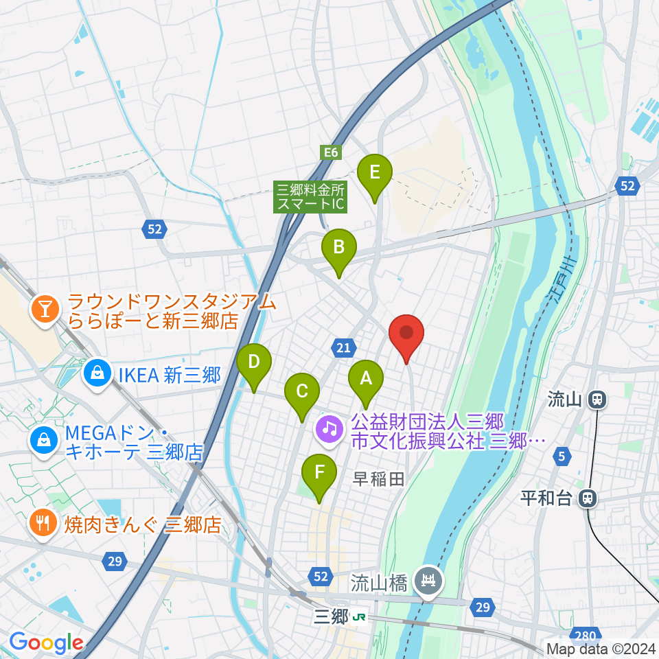 ナイス･インターナショナル周辺のコンビニエンスストア一覧地図