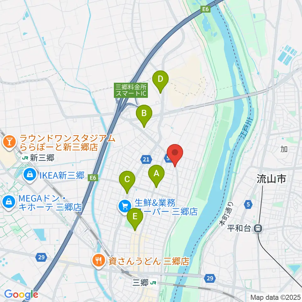ナイス･インターナショナル周辺のコンビニエンスストア一覧地図