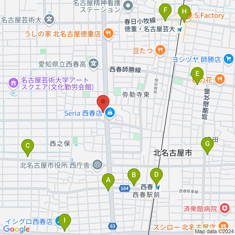 オタイレコード周辺のコンビニエンスストア一覧地図