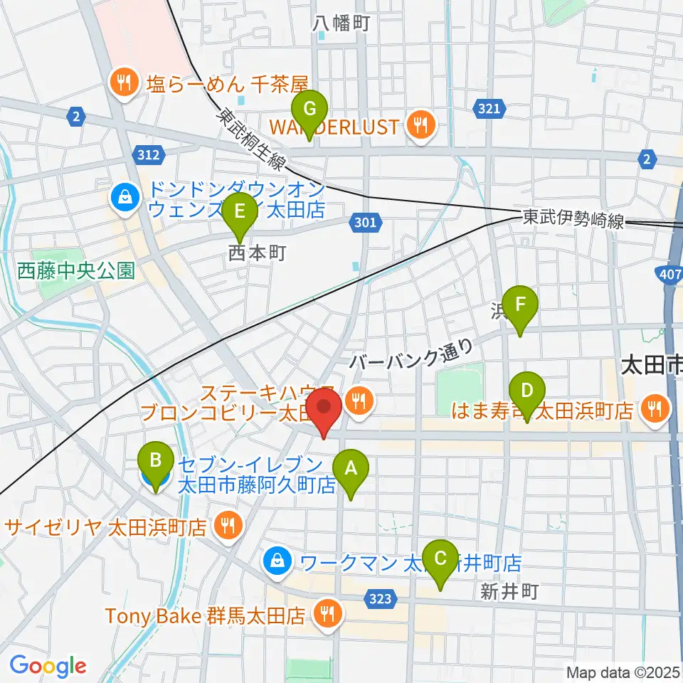 大津楽器店周辺のコンビニエンスストア一覧地図