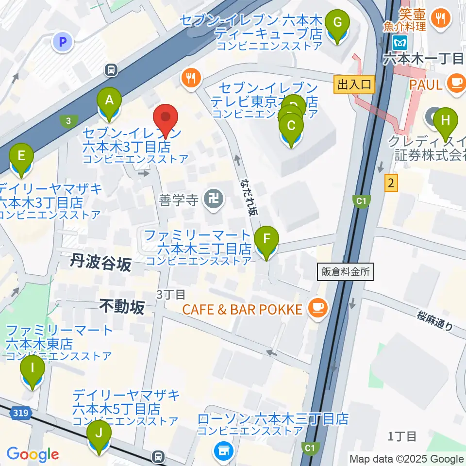 バイオリンリサーチ周辺のコンビニエンスストア一覧地図