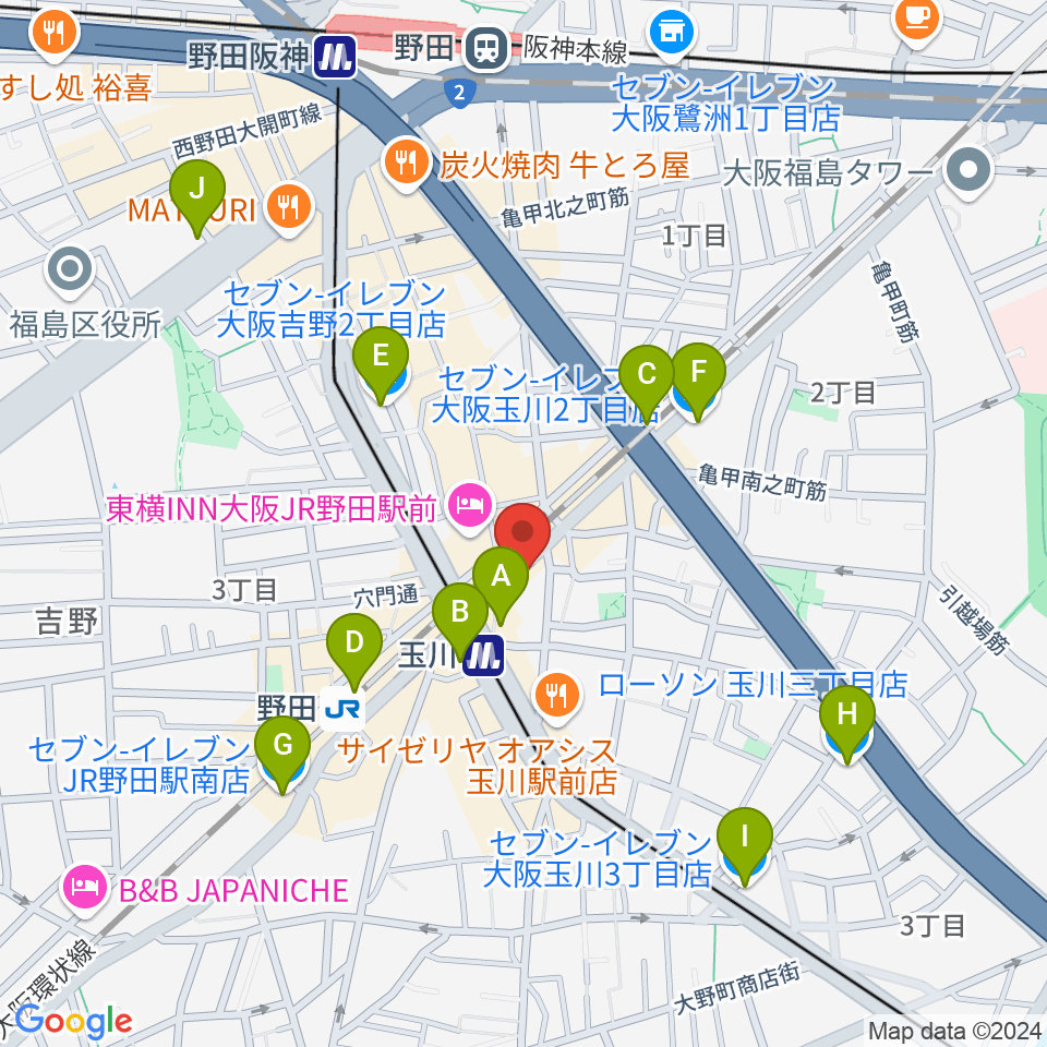 沖縄三線の店 佐々忠周辺のコンビニエンスストア一覧地図