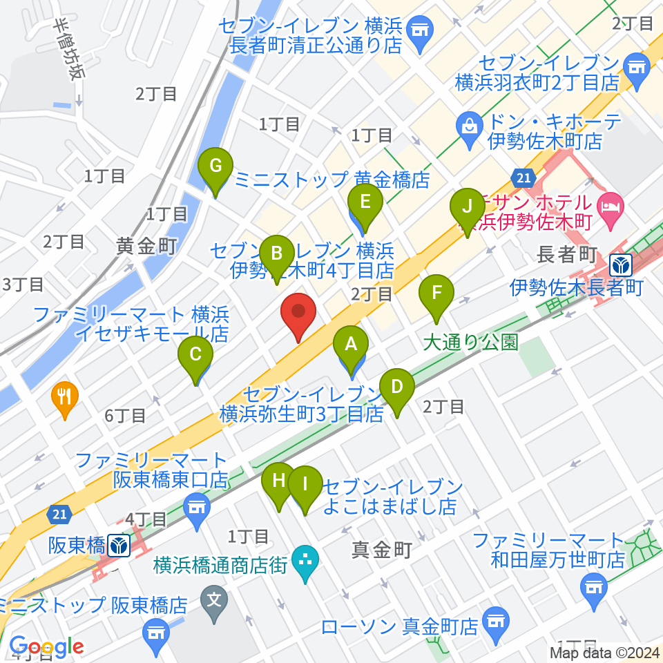 琴・三味線 志づか堂周辺のコンビニエンスストア一覧地図