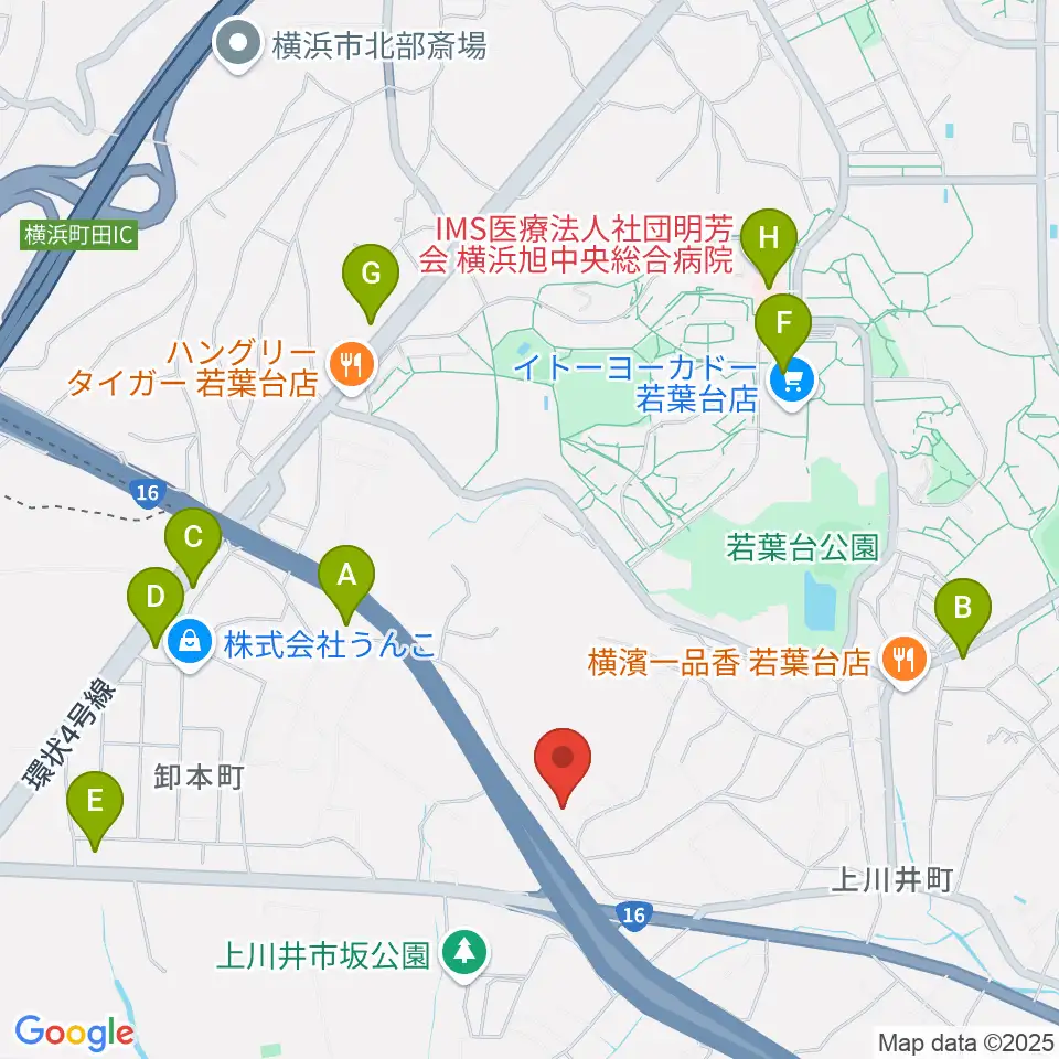 エスケーピアノサービス周辺のコンビニエンスストア一覧地図