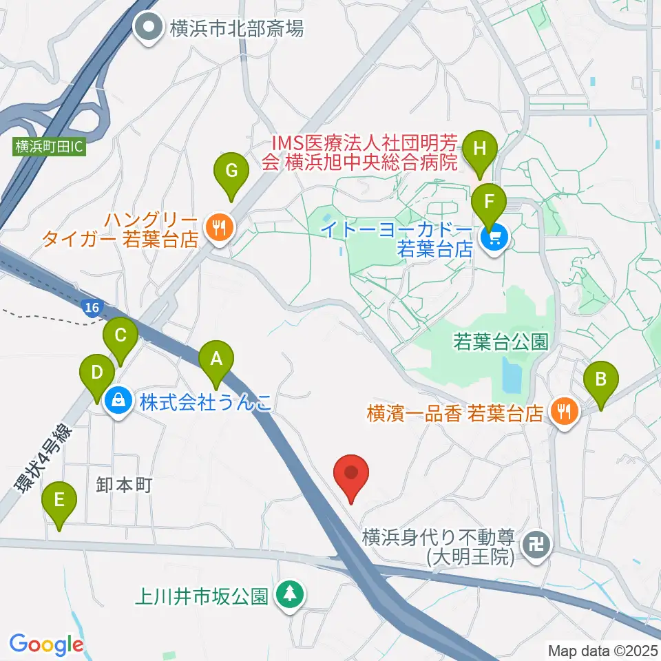 エスケーピアノサービス周辺のコンビニエンスストア一覧地図