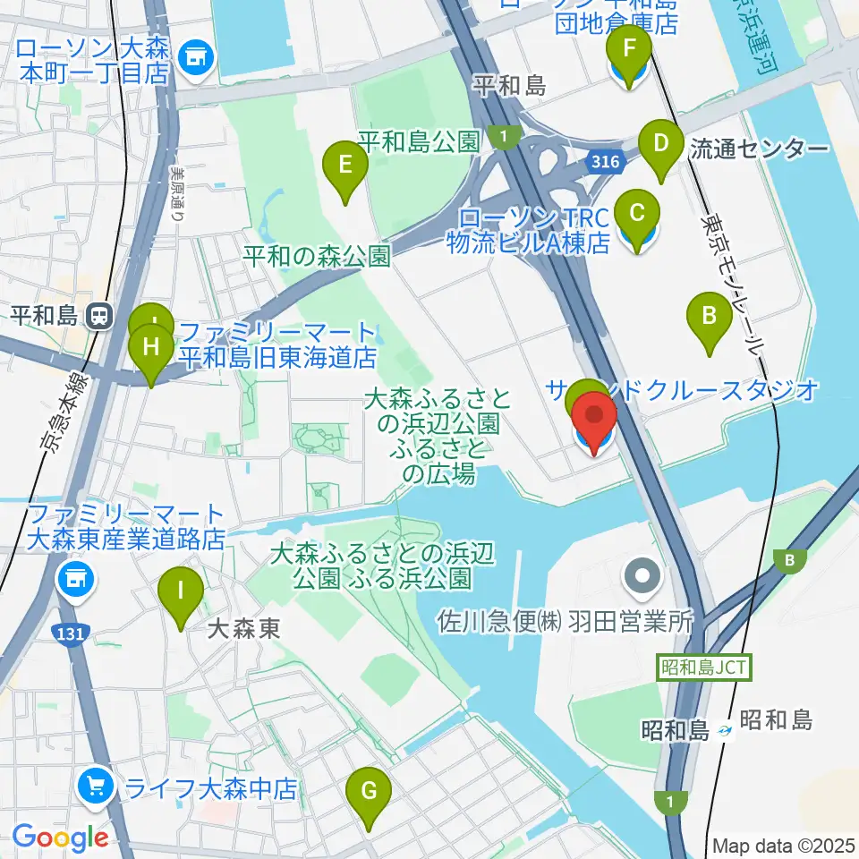 株式会社サウンドクルー周辺のコンビニエンスストア一覧地図