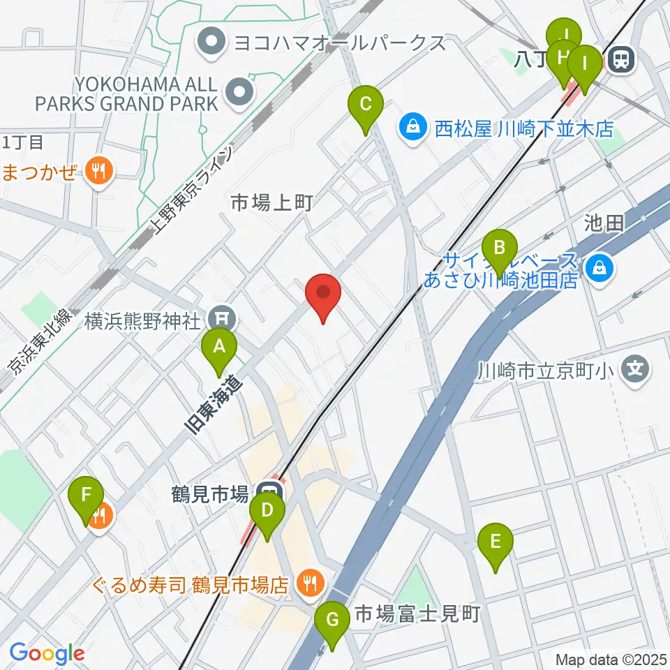 弦楽器ストラッド周辺のコンビニエンスストア一覧地図