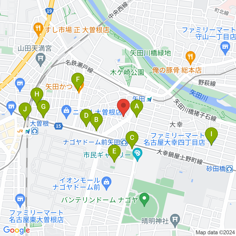 杉藤楽弓社周辺のコンビニエンスストア一覧地図